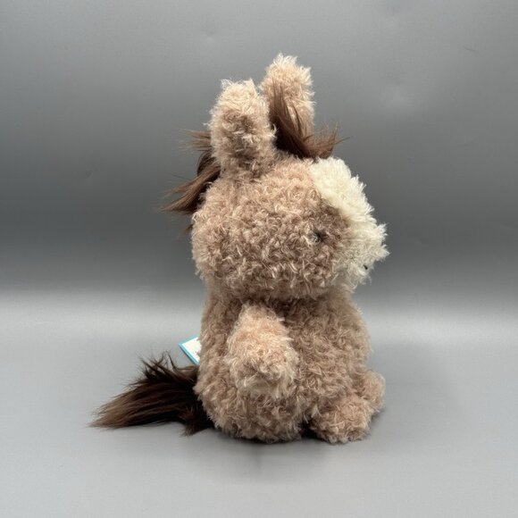 Jellycat Little Horse Plush Stuffed Animal Brown Fuzzy 7" New Authentic U.S. - Picture 4 of 8